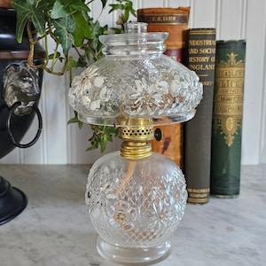 Antique Miniature Oil Lamp by the Consolidated Lamp Co, Late 1800s