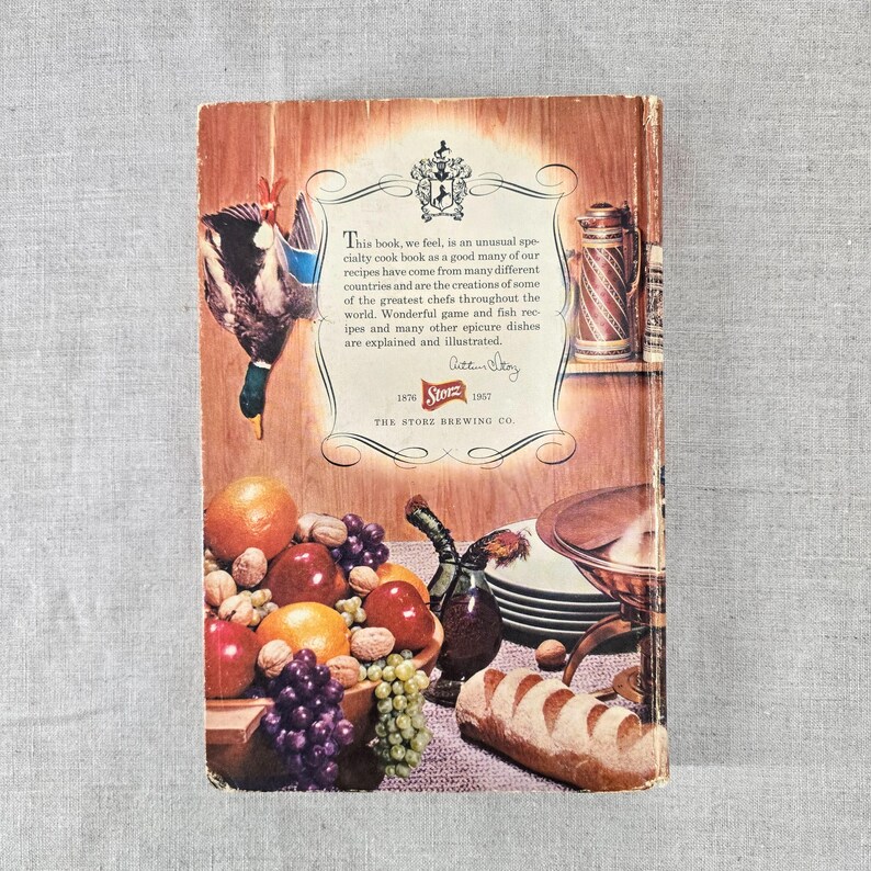 Mid Century Storz Beer Company, Omaha, Cookbook, Hardcover, Breweriana ...