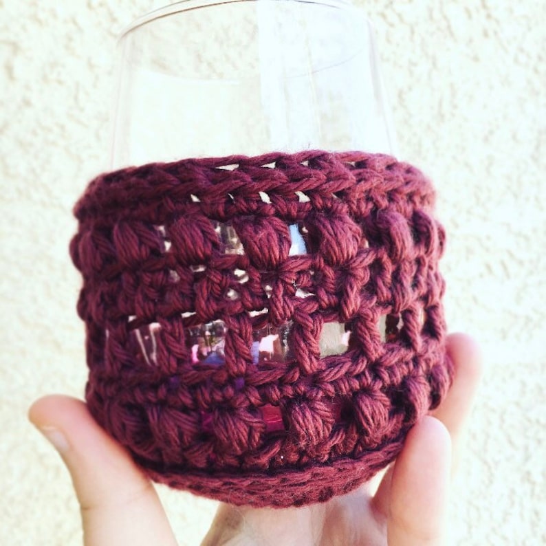 Stemless Wine Glass Cosy Holder