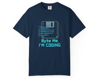 Byte Me Coding T-Shirt, Geeky Programmer Apparel
