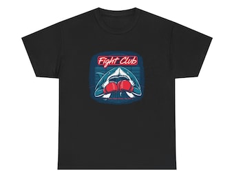 Fight Club Heavy Cotton Tee, Boxing Shirt, Gift for Boxing Fans, Fitness Enthusiast Apparel