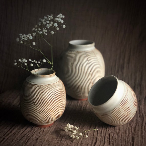 Vaso in ceramica bianco - Vegaooparty