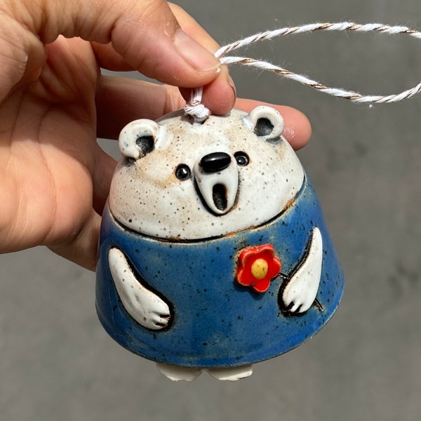 Ceramic Animal Christmas Ornament - Etsy