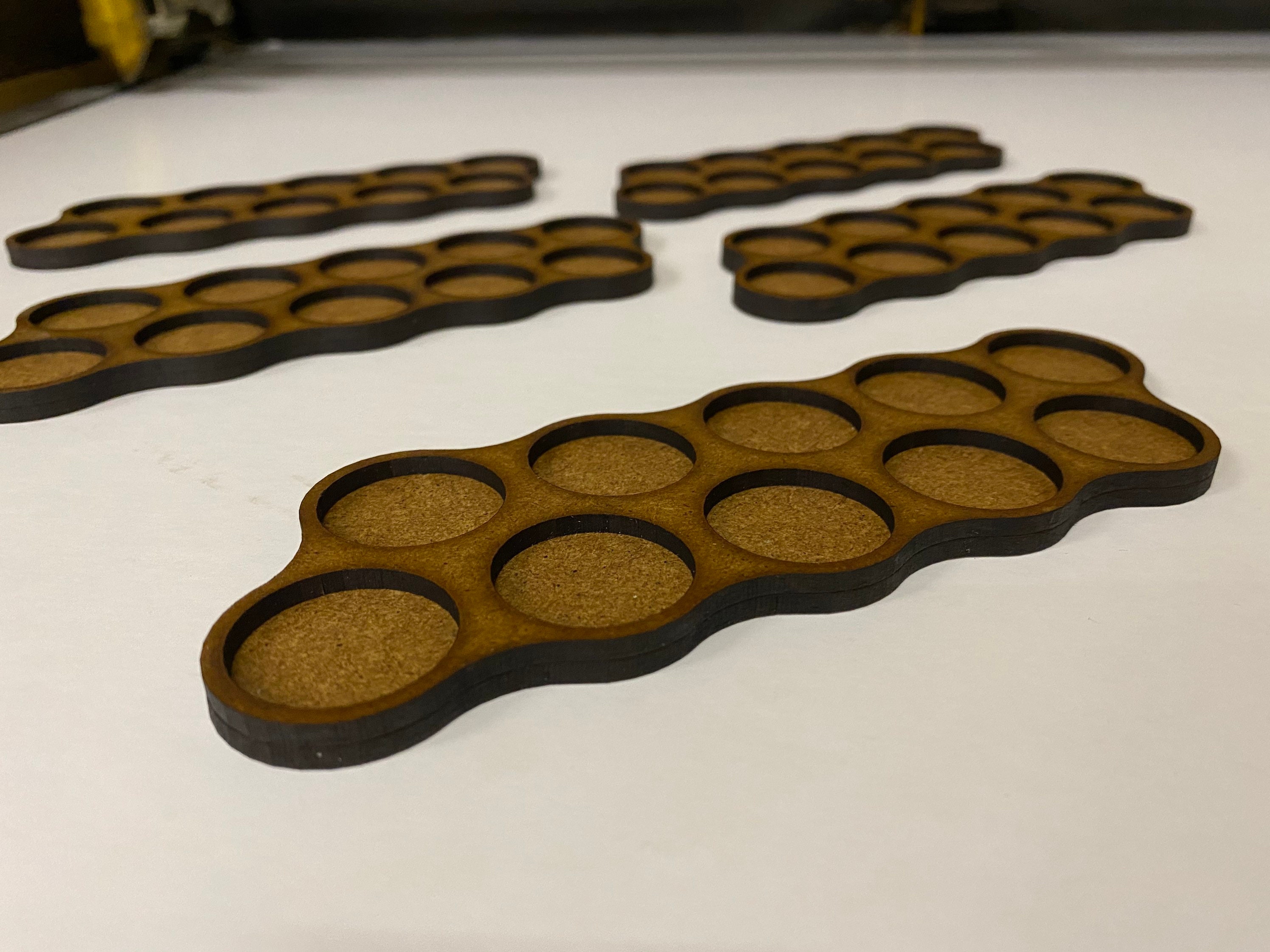 Miniature movement tray base . For 25 mm. Set of 5. Etsy