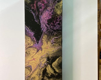 Assorted 4x12 acrylic pours