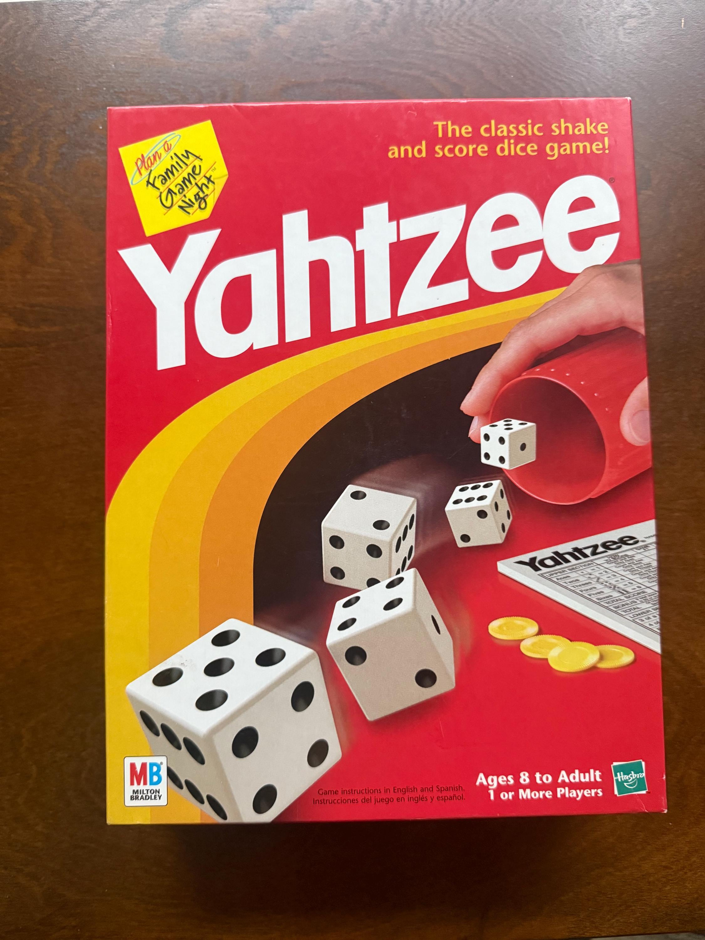 1997 Yahtzee Deluxe Game by Milton Bradley Complete in Great Condition FREE SHIPPING