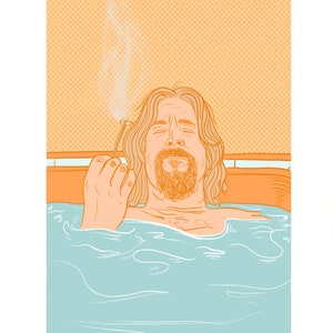 The Dude - The Big Lebowski Print