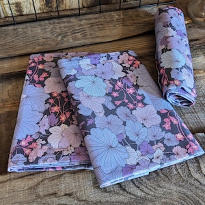 Large Tea Towel | Heuchera - Palace Purple | Thick cotton, UK origin | eco, kitchen, homeware, luxury | art, nature, french, new home, gift