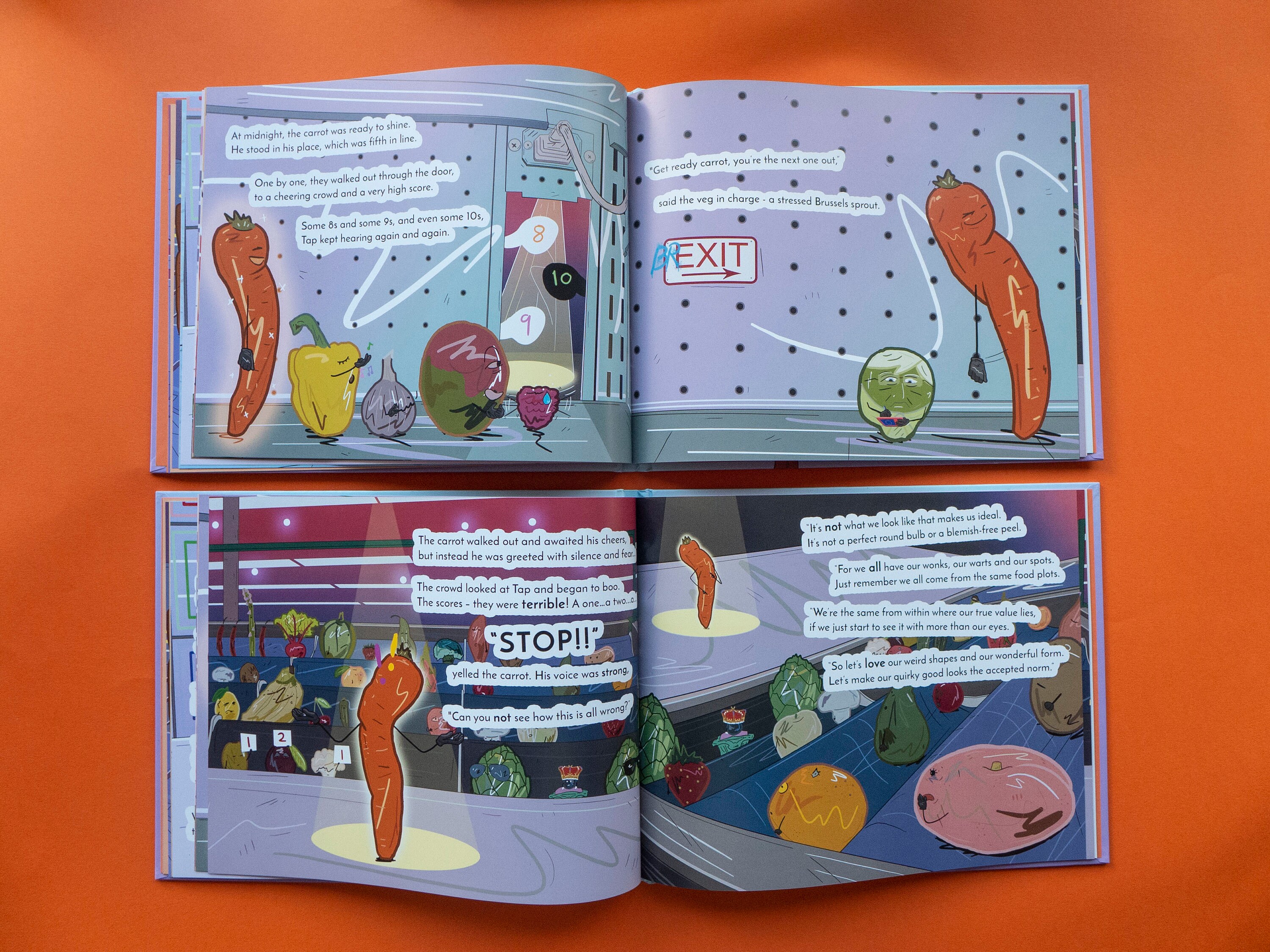 1st edition eco picture book on food waste body image Etsy