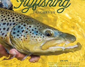 What Fly Fishing Teaches Us 2026 12" x 12" Wall Calendar