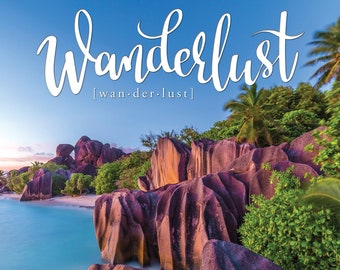 Wanderlust 2024 12" x 12" Wall Calendar