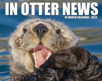 In Otter News 2024 12" x 12" Wall Calendar