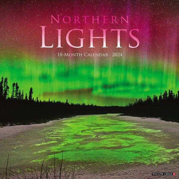 Northern Lights 2024 Calendar Etsy