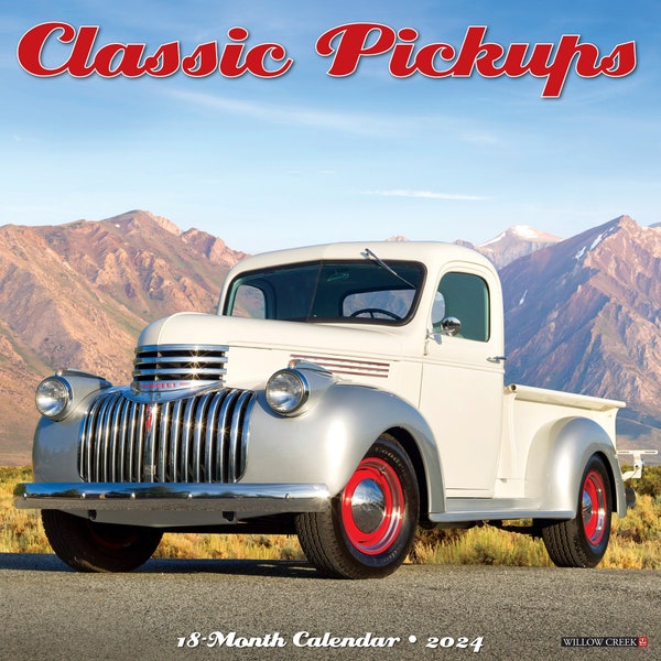 Classic Pickups 2024 12" x 12" Wall Calendar