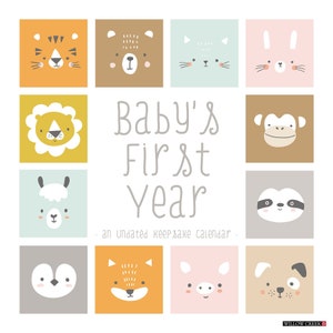 Baby&#39;s First Year Undated 12&quot; x 12&quot; Wall Calendar
