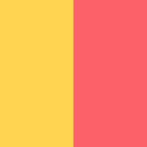 May include: Vertical image with a yellow and coral color block design. The right side features the dates "26 JULY" and "28 JUNE" in a gold font.