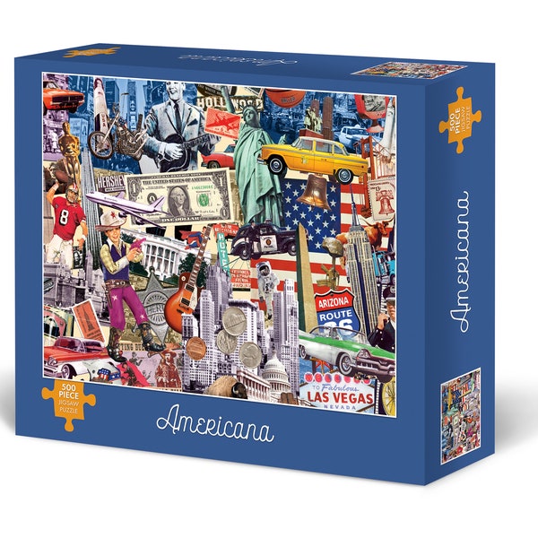 Americana 500 Piece Jigsaw Puzzle