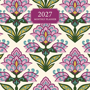 Tulip Flowers 2027 7.5" x 9.5" Booklet Monthly Planner