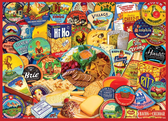 Puzzle Fromage - Gouda - Planche - Puzzle - Puzzle 1000 pièces adultes