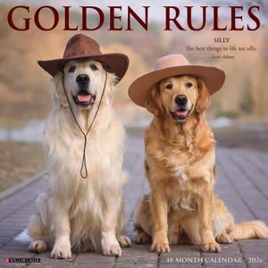 Golden Rules 2026 12&quot; x 12&quot; Wall Calendar