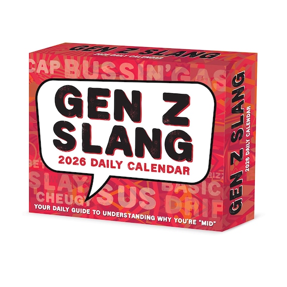 Gen Z Slang 2026 Box Calendar - Etsy