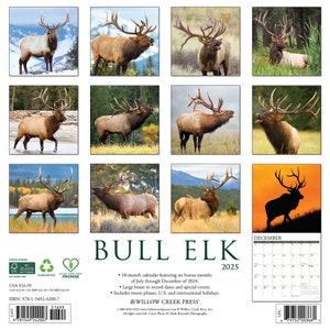 Bull Elk 2025 12 X 12 Wall Calendar Etsy Il 300x300.6006285931 Dkwr