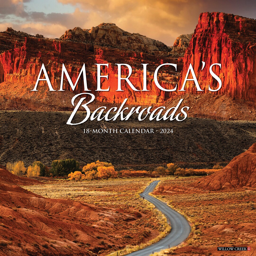America's Backroads 2024 12 X 12 Wall Calendar Etsy