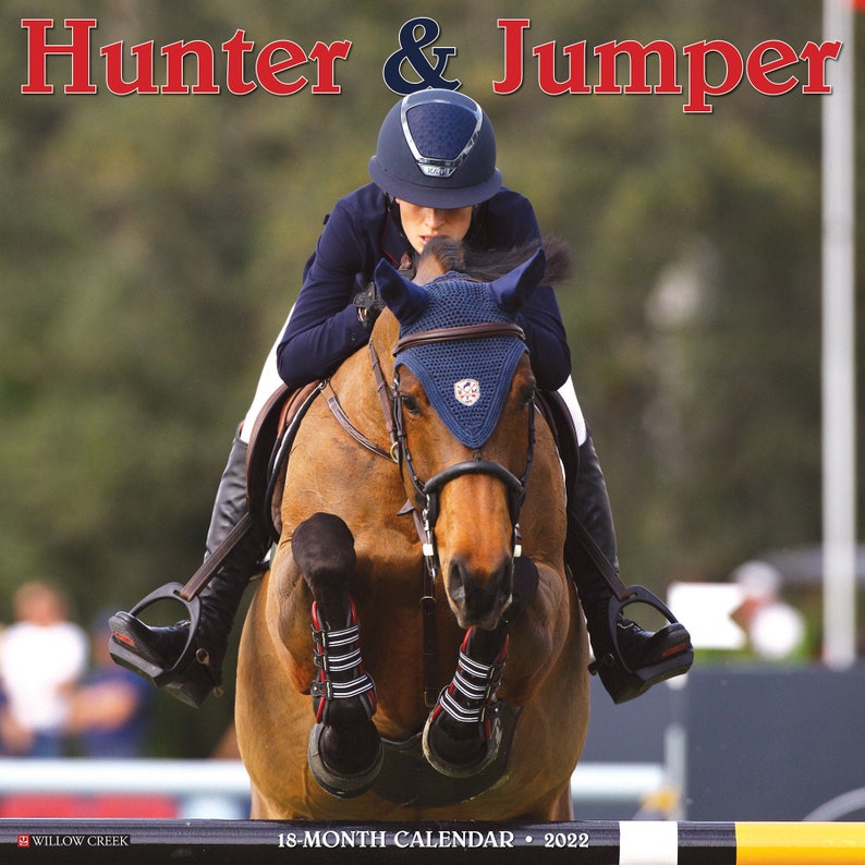 Hunter & Jumper 2022 Wall Calendar Horses | Etsy