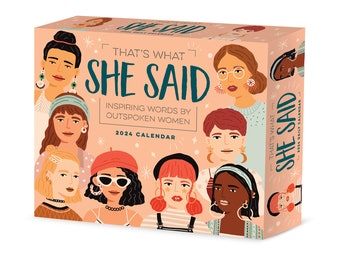 That's What She Said 2024 6.2" x 5.4" Box Calendar