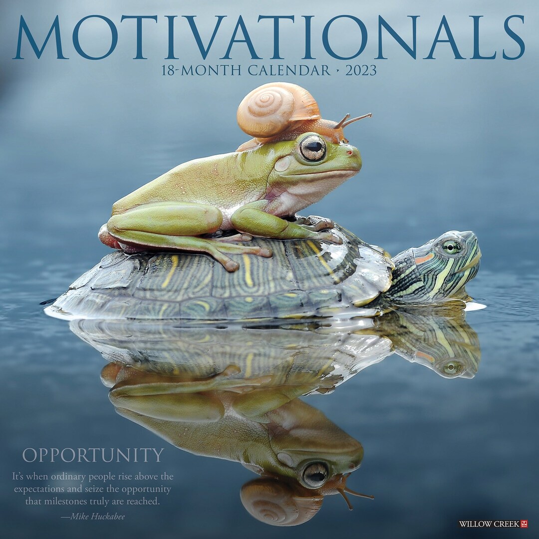 Motivationals 2023 12 X 12 Wall Calendar Etsy