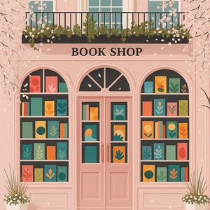 Bookshop Bliss 2027 7.5" x 9.5" Booklet Monthly Planner
