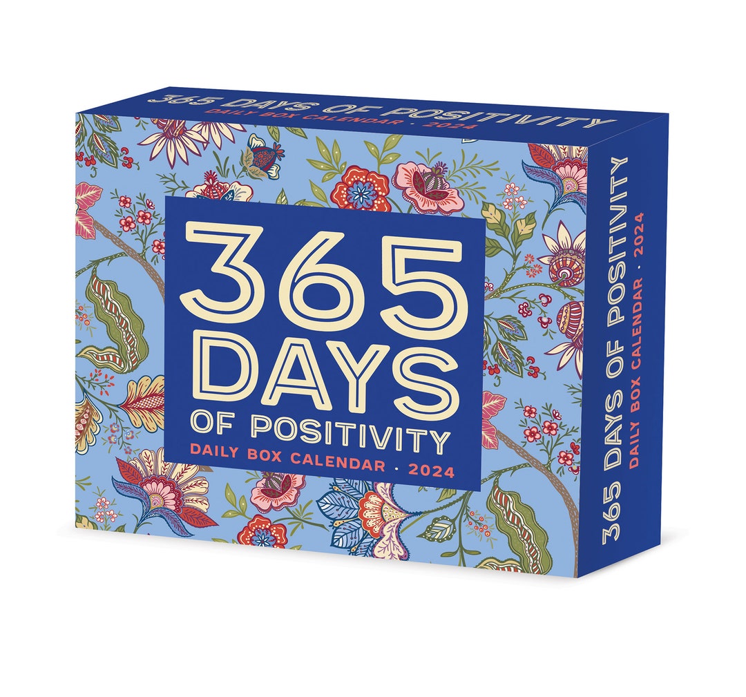 365 Days of Positivity 2025 6.2 X 5.4 Box Calendar Etsy