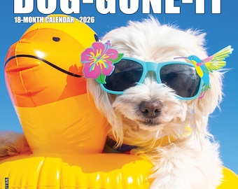 Dog-Gone-It 2026 12" x 12" Wall Calendar