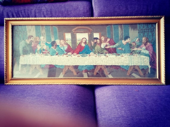 Original Wiehler Gobelin the Last Supper - Etsy