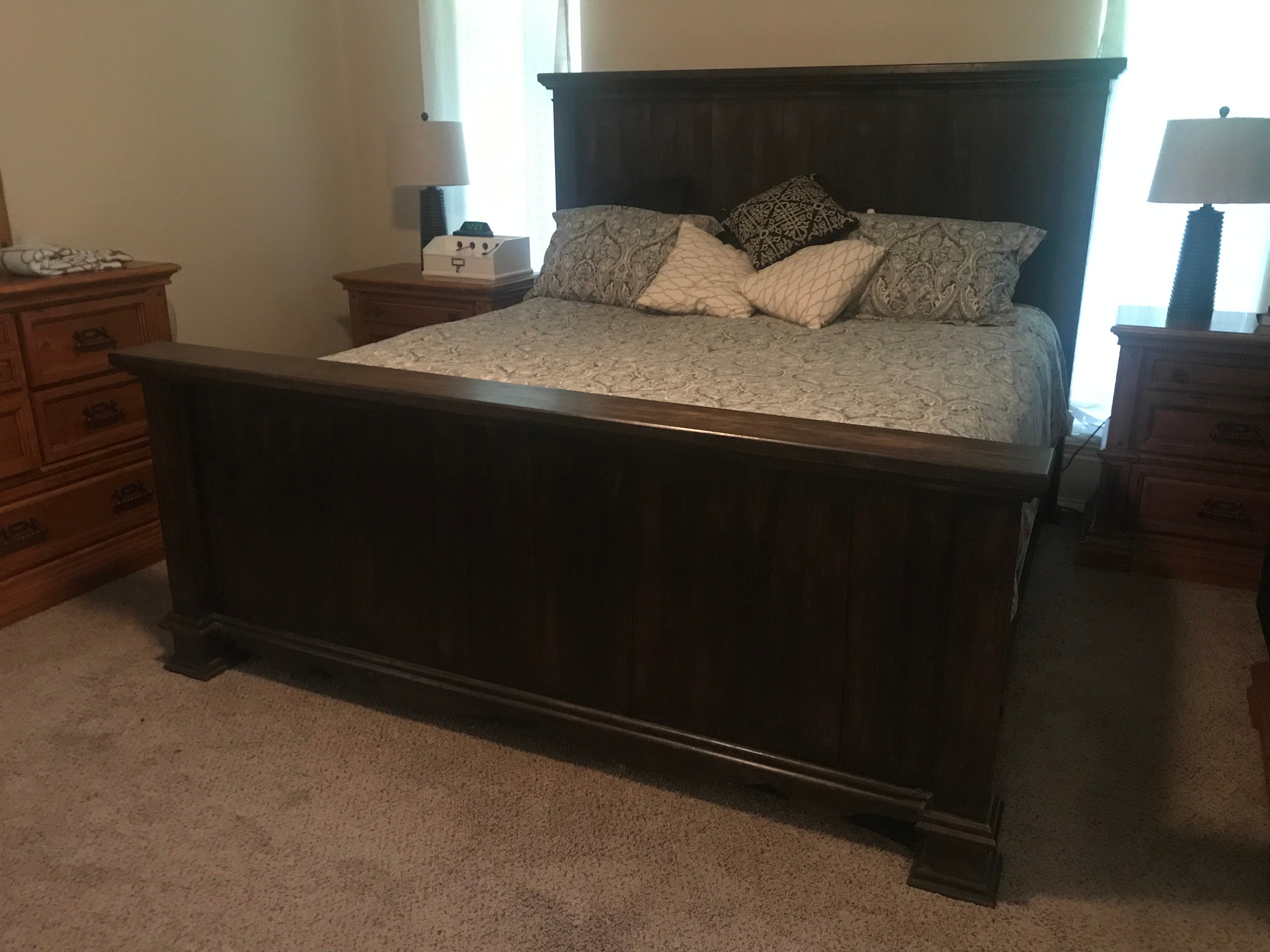 New King Size Wood Bed New King Size Wood Bed, King Size Wood Bed Rails