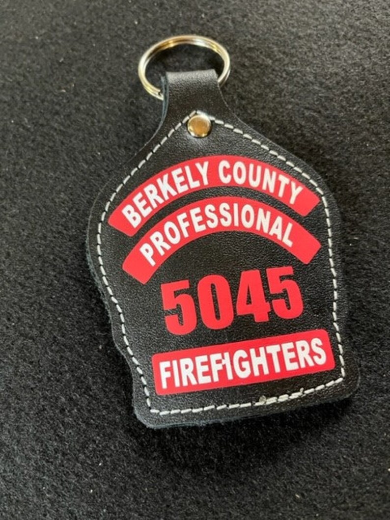 3 Panel Firefighter Helmet Shield Keychain 3 Panel custom Etsy