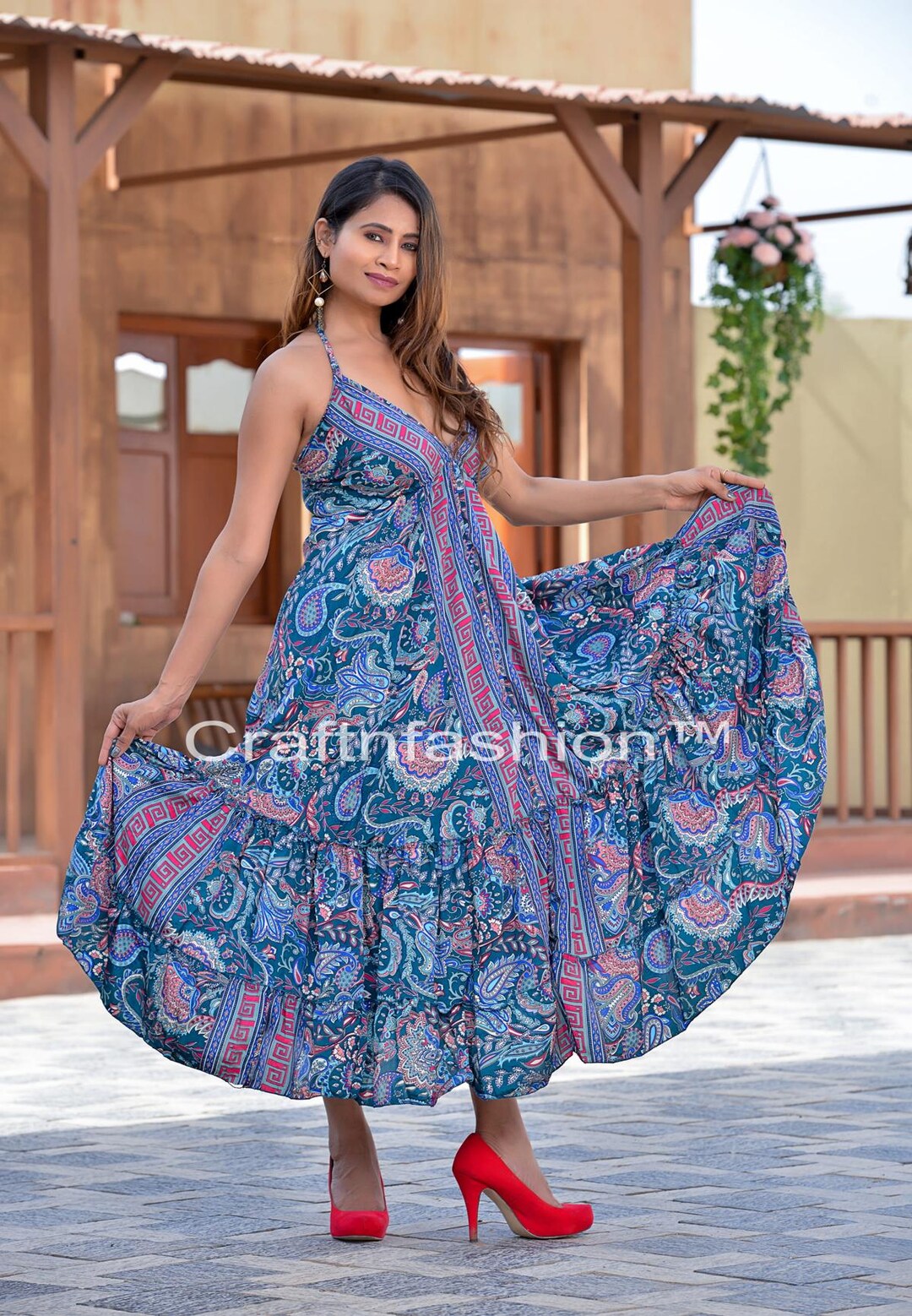 boho silk maxi dress Golden Silk Slip Dress