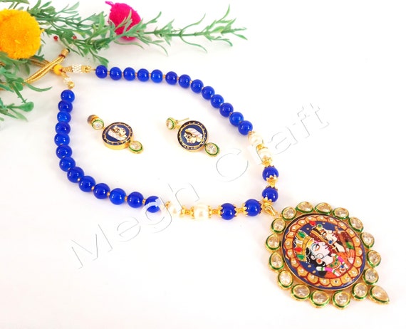 Krishna jewellery set online