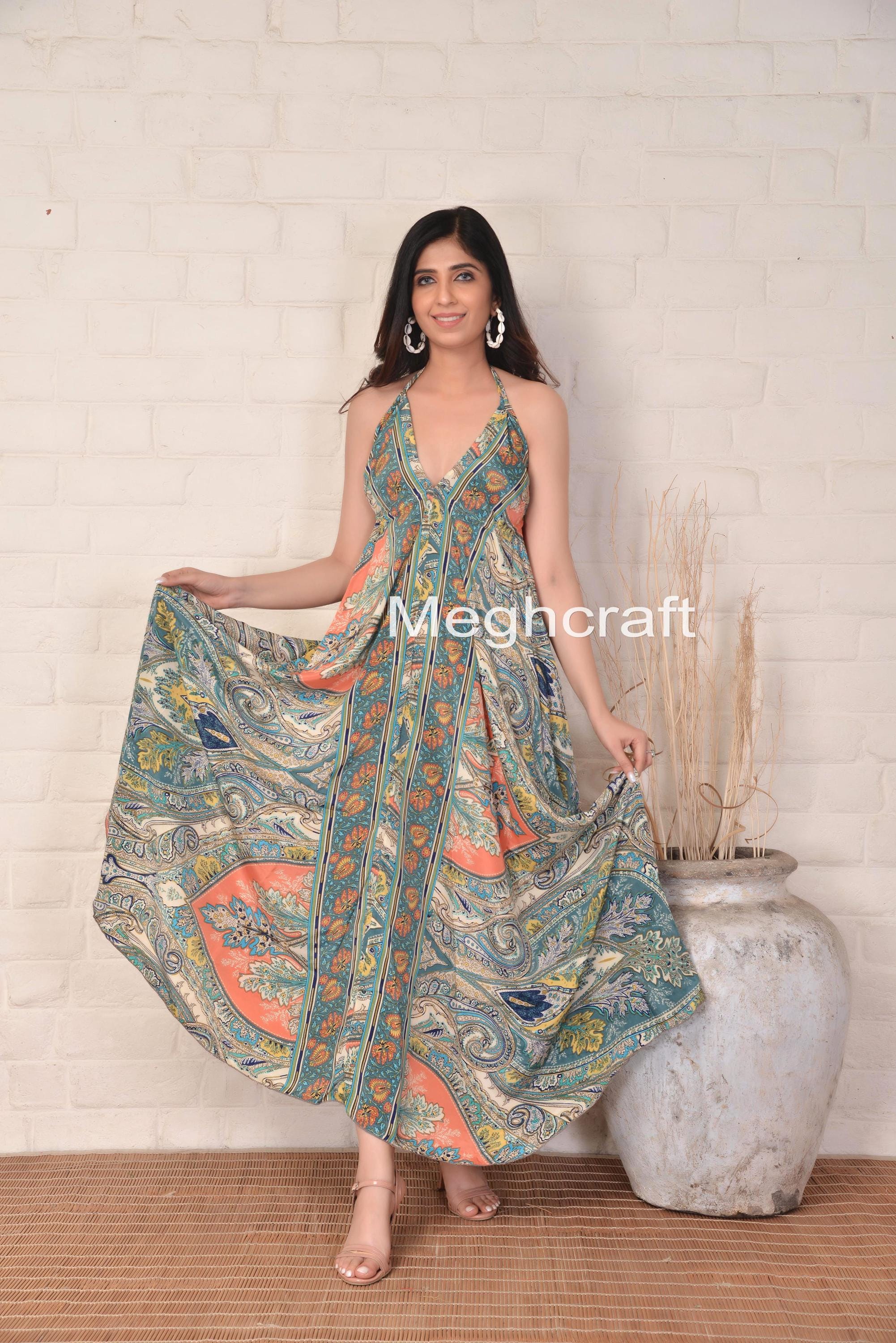 Indian Halter Dress - Etsy Singapore