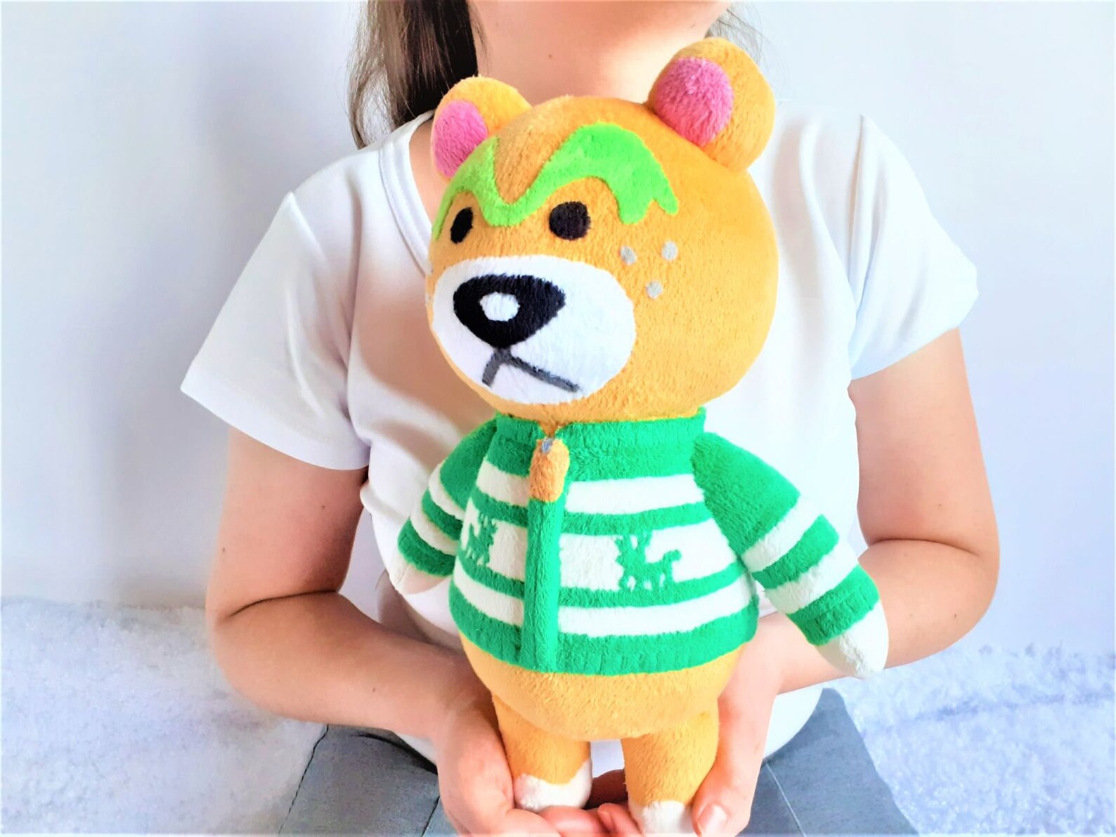 Nate the bear plush Animal crossing toy | Etsy