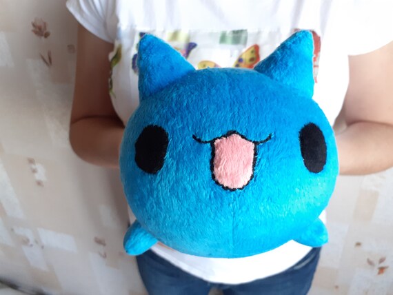 blue cat plush