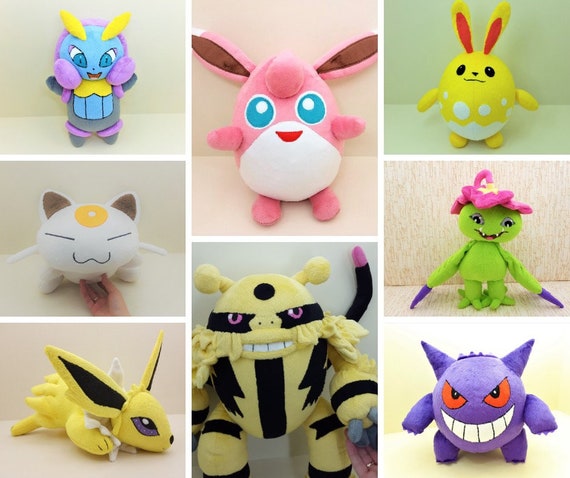 custom pokemon plush