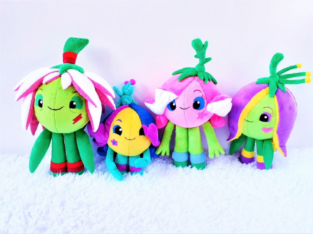 ぬいぐるみ FlowerBell Cute Stuffed Flowers Daisy Rose Tulip and Sweat Pea Plush