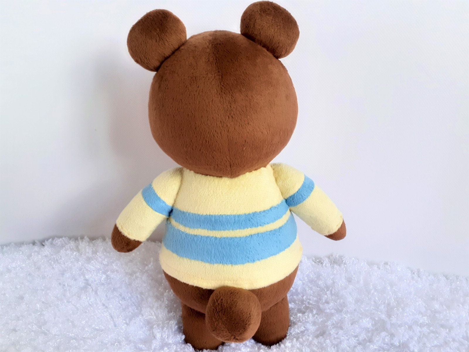 Teddy the bear plush Animal crossing plush Etsy