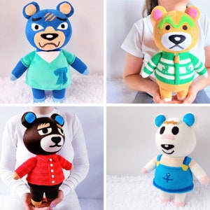 Custom stuffed bear plush sculpture