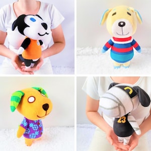 Custom stuffed dog plush sculpture
