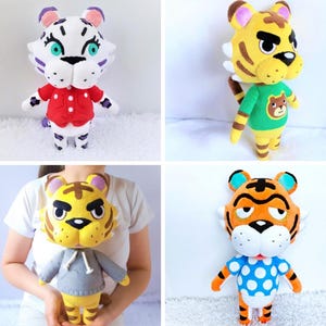 Stuffed tiger plush sculpture