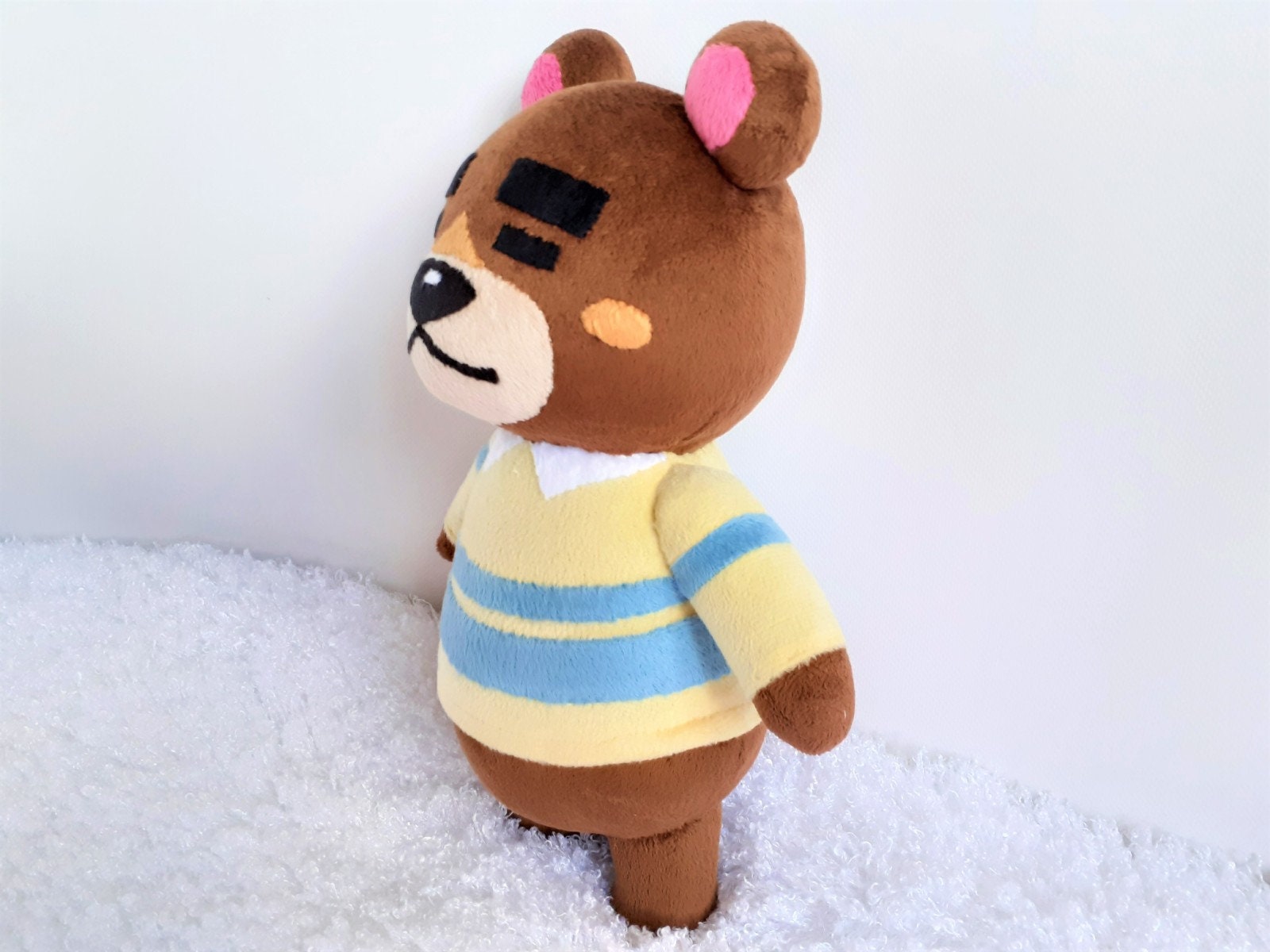 Teddy the bear plush Animal crossing plush Etsy