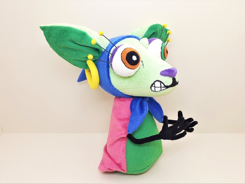 Courage the Cowardly dog plush Shirley the Medium plush | Etsy