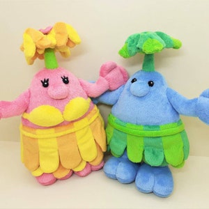 Handmade Pianta plush sculpture